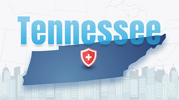 Illustration of Tennessee state